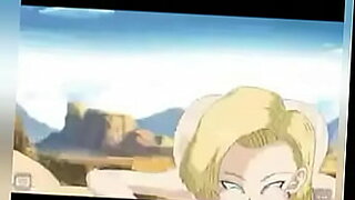 Foda animada com Android 18 e 17.