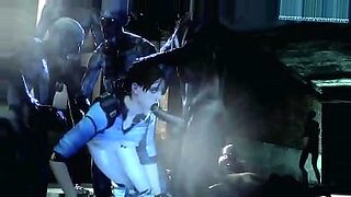 Jill Valentine reçoit une éjaculation interne extraterrestre d'un zombie futa