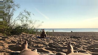 Nude dick flashout in beach